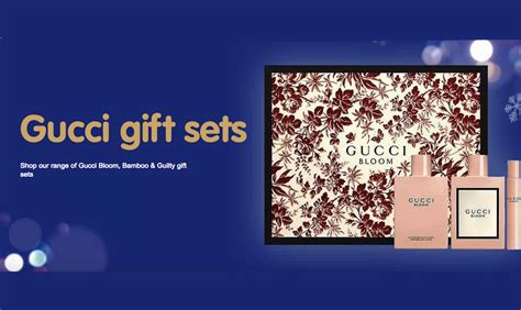 gucci bloom gift set|gucci bamboo gift set boots.